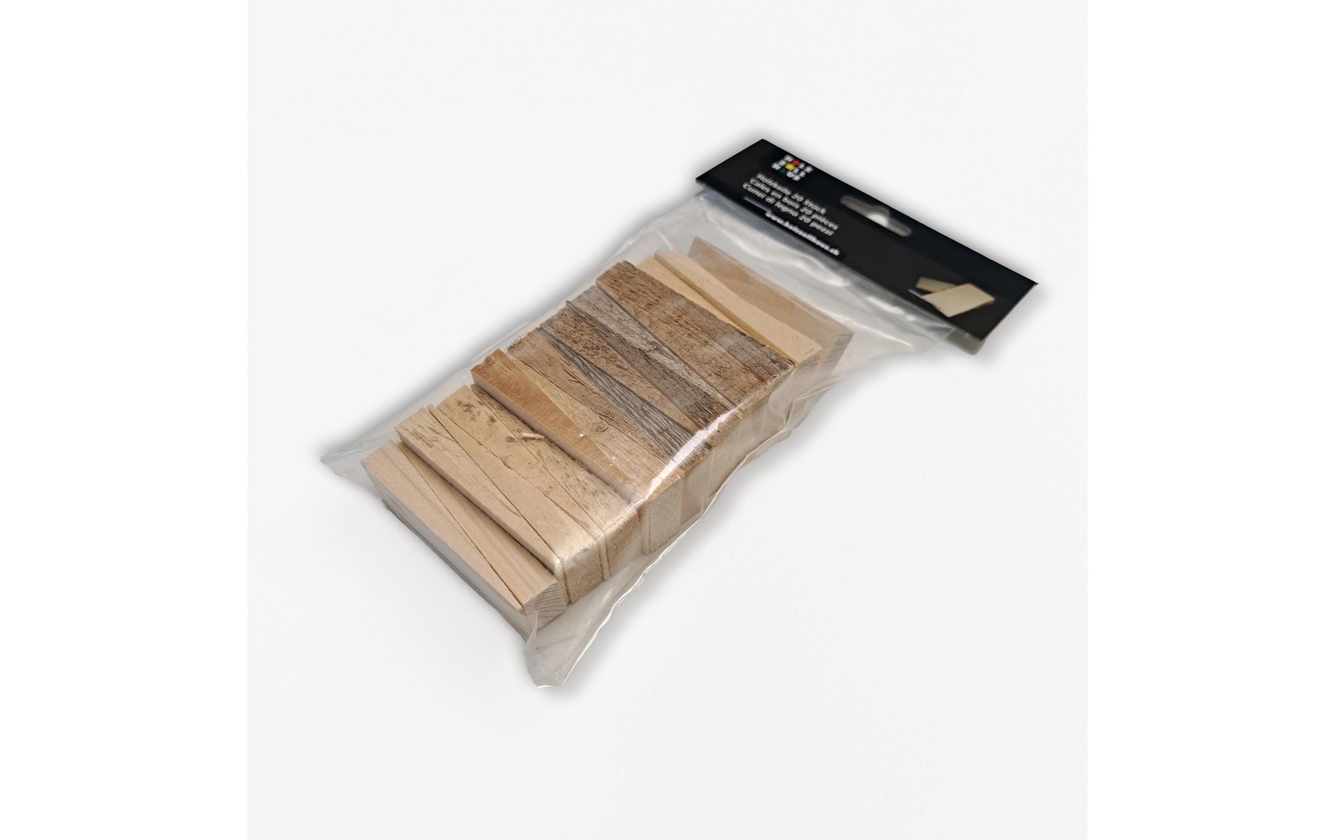 Holz Zollhaus – Holzteile, Fichte, Massivholz, Braun, 6 × 2 × 8 cm, 20 Stk.