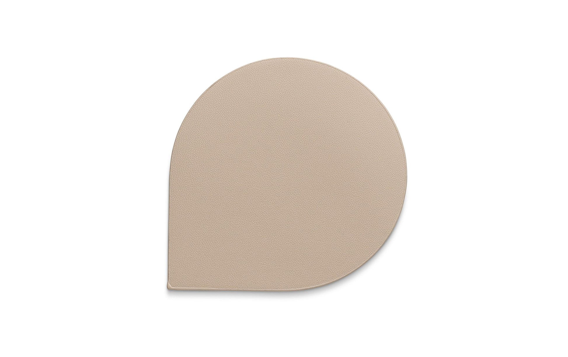 Kela Glasuntersetzer Edel – 10 × 10 × 0,2 cm, Kunstleder, Beige, für Glas