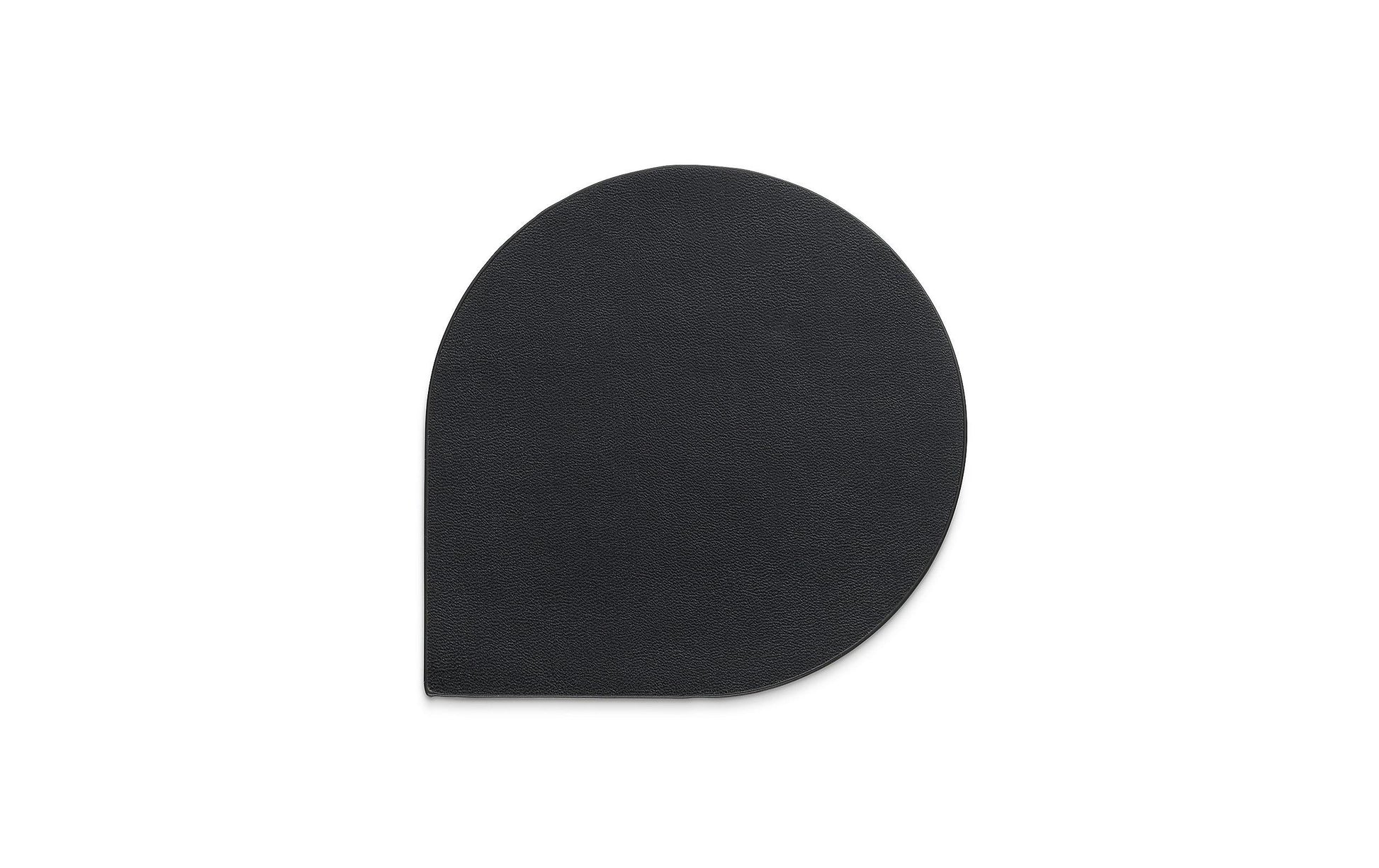 Kela Glasuntersetzer – 10 × 10 × 0,2 cm, Kunstleder, Schwarz, für Gläser