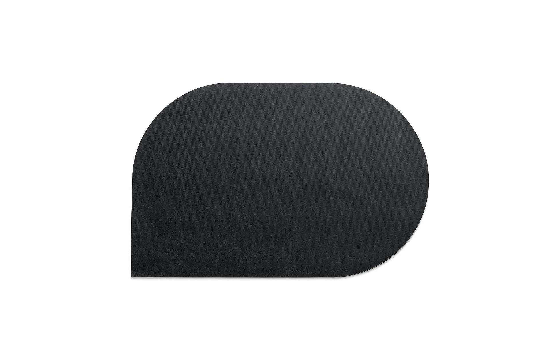 Kela Tischset – Kunstleder (PU), Schwarz, 45 × 30 cm