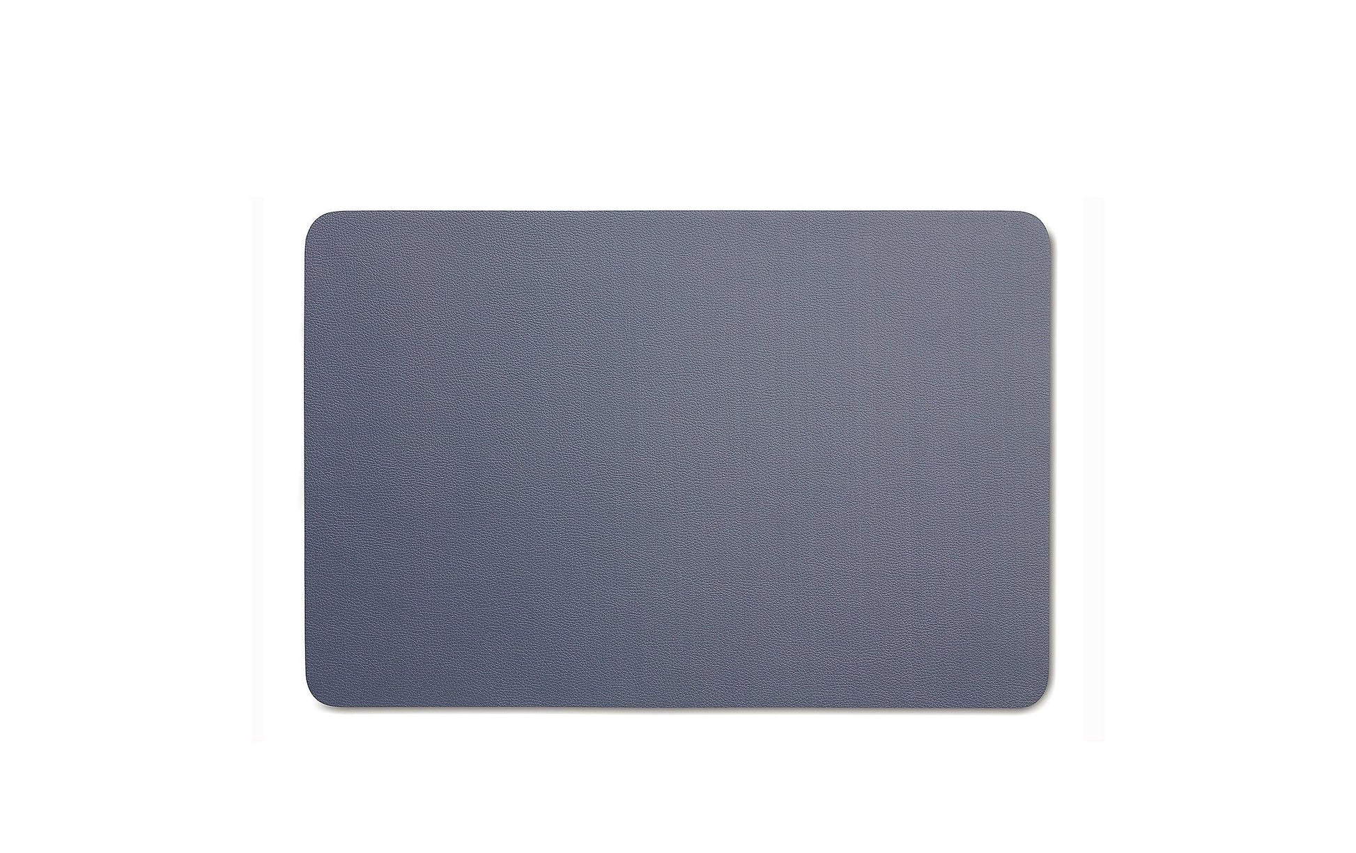 Kela Tischset Kimara – Kunstleder (PU), Dunkelgrau, 45 × 30 cm