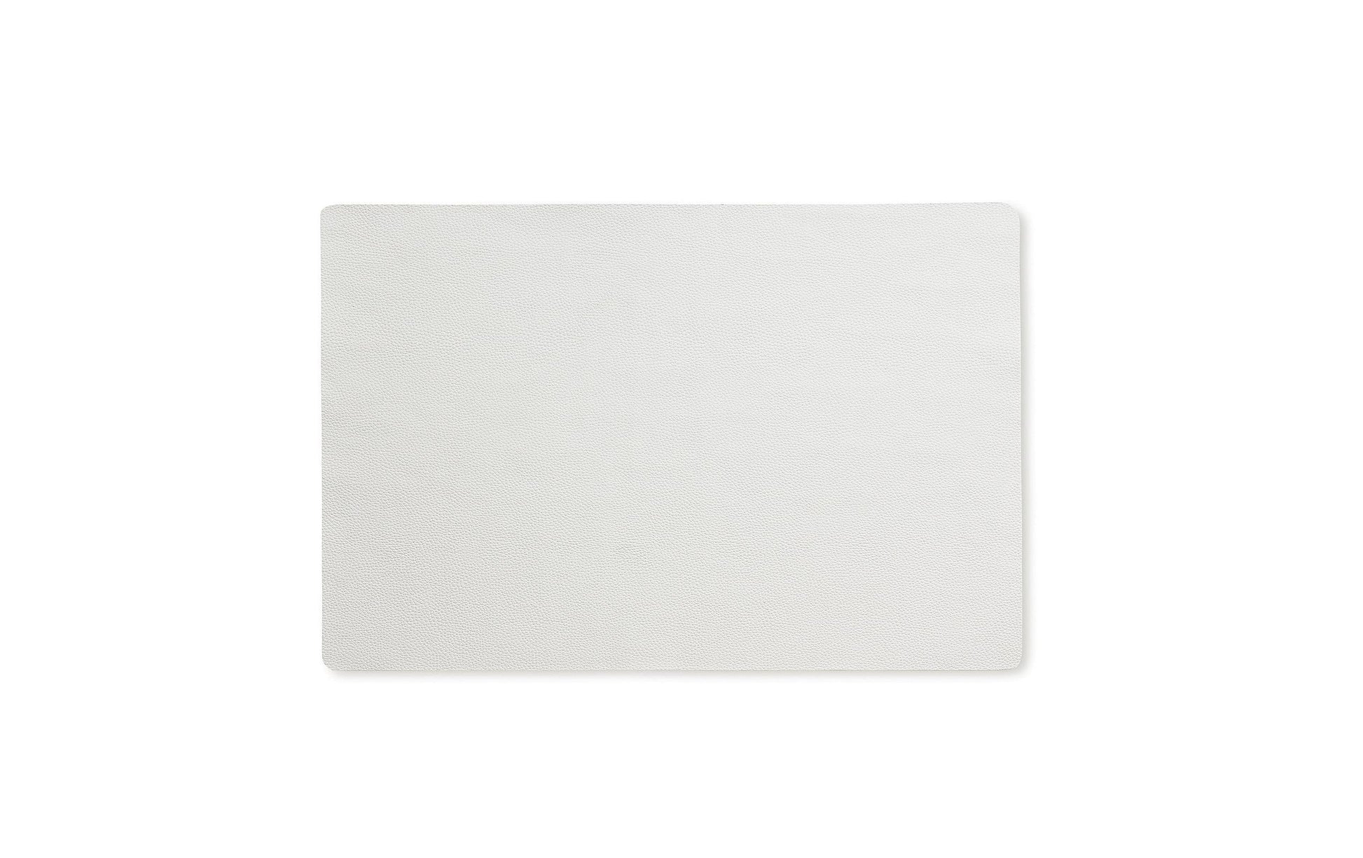 Kela Tischset – Kunstleder (PU), Weiss, 45 × 30 cm