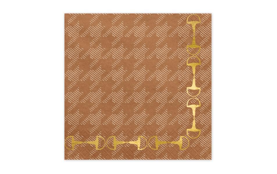 PartyDeco Servietten Steigbügel – 33 × 33 cm – 12 Stück