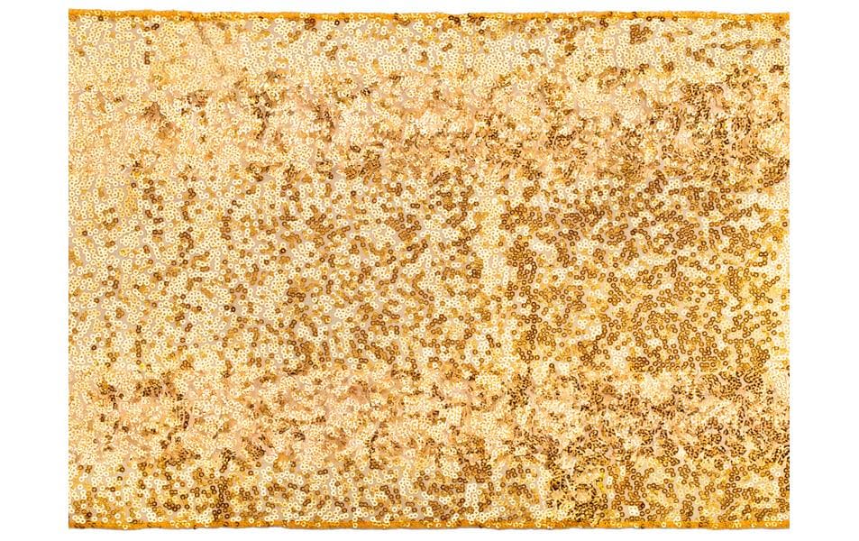 PartyDeco Tischläufer – Polyester, Gold, 30 cm × 5 m