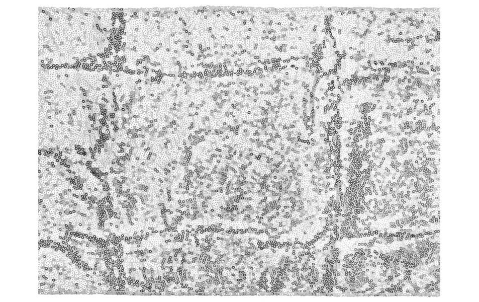PartyDeco Tischläufer – Polyester, Silber, 30 cm × 5 m
