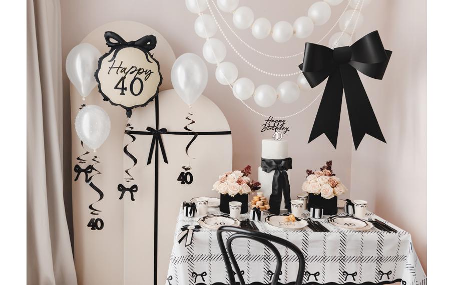 PartyDeco Perlenkette – Perlweiss – 0,8 × 1'000 cm – Anhängerband