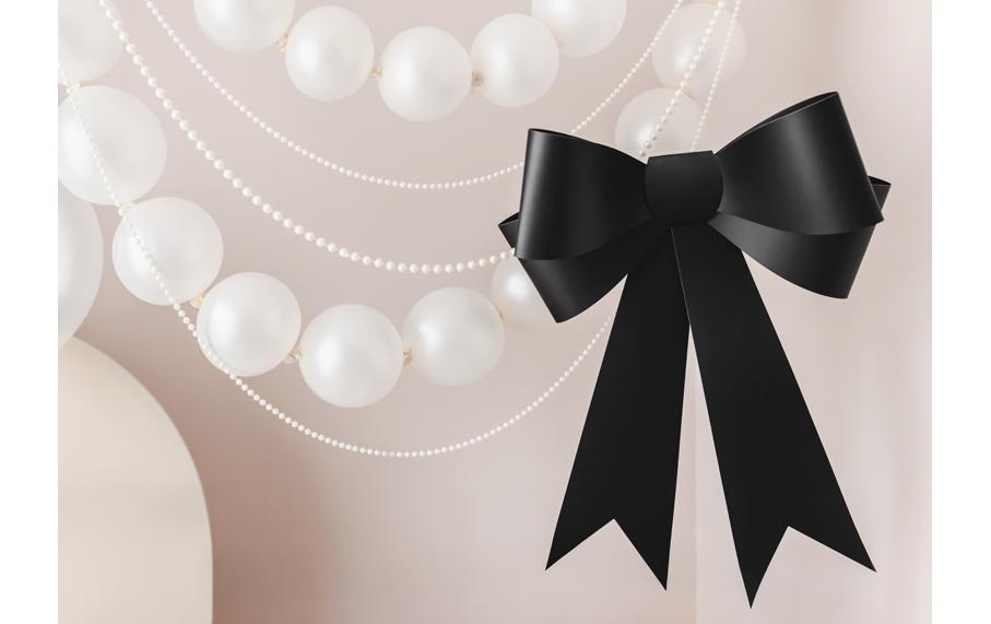 PartyDeco Perlenkette – Perlweiss – 0,8 × 1'000 cm – Anhängerband