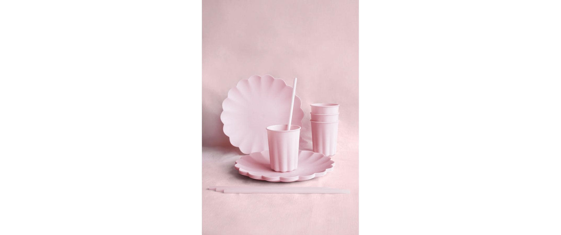 PartyDeco Tischdecke – 180×120 cm, Synthetisch, Rosa