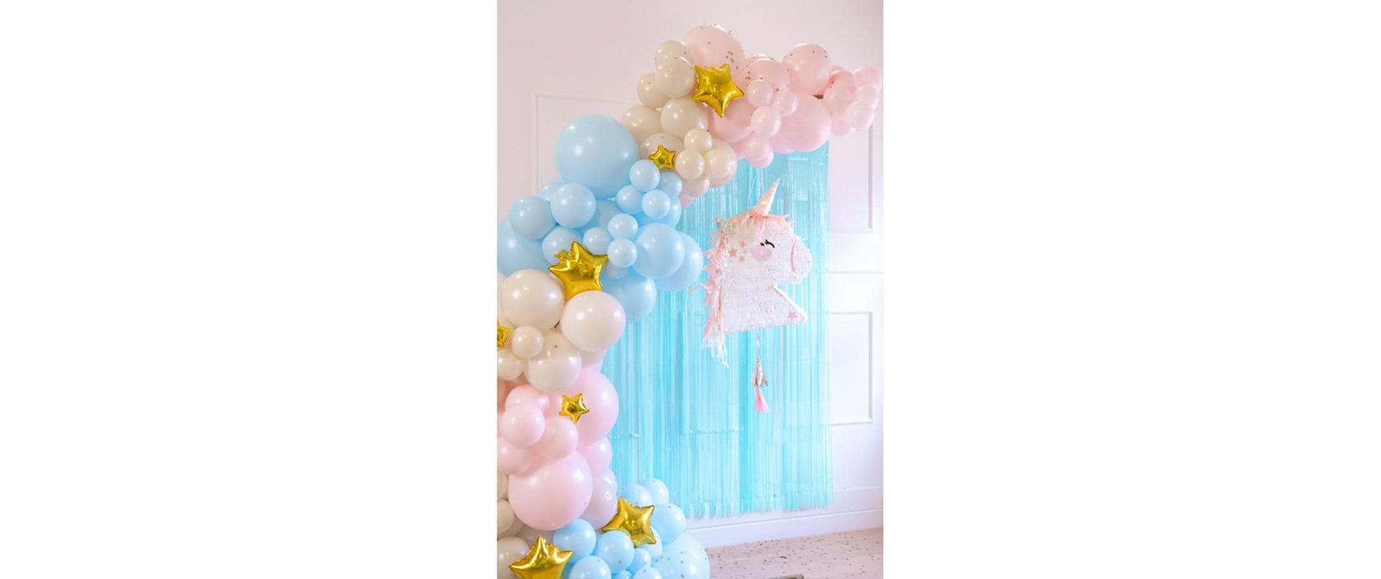 PartyDeco Faltbare Pinata Einhornkopf – Mehrfarbig – 41 × 10 × 48 cm – 1 Stk