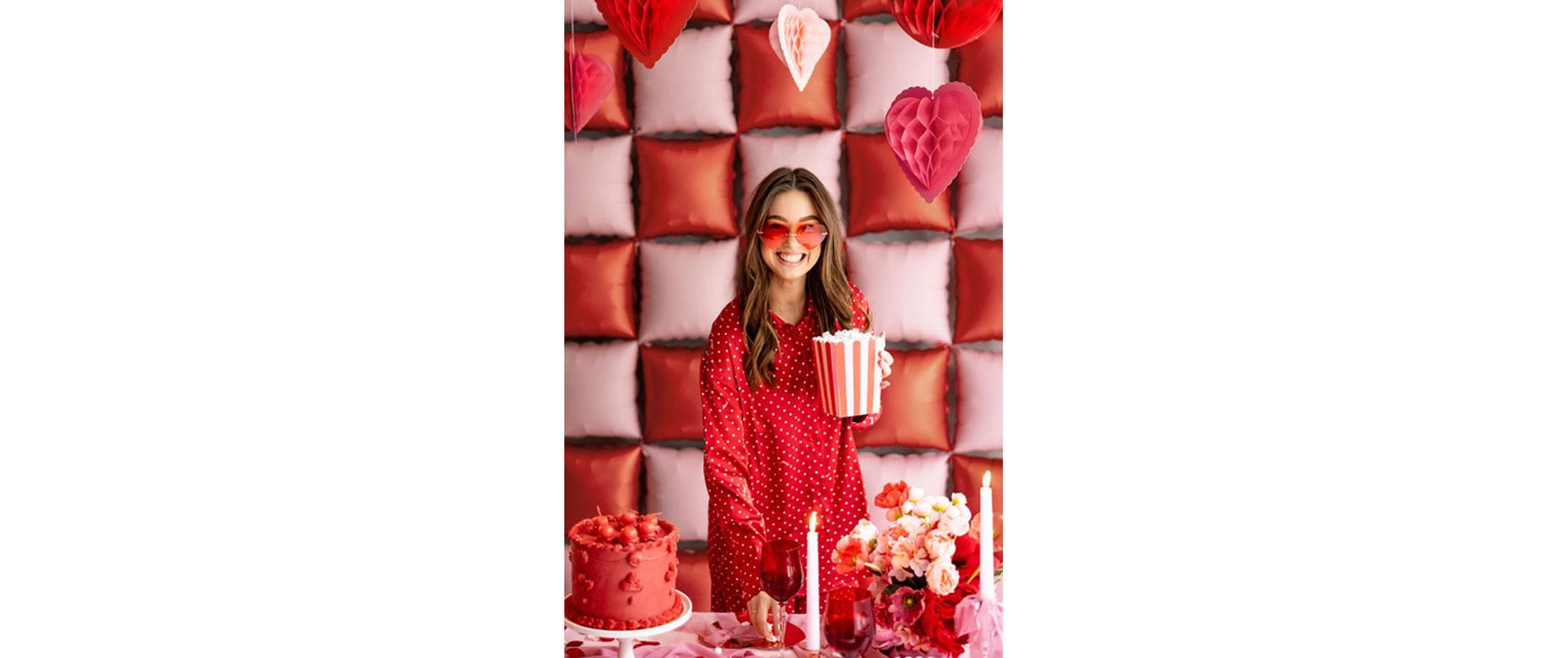 PartyDeco Take-away-Box, Papier/Karton – 110 × 110 × 155 mm, mehrfarbig