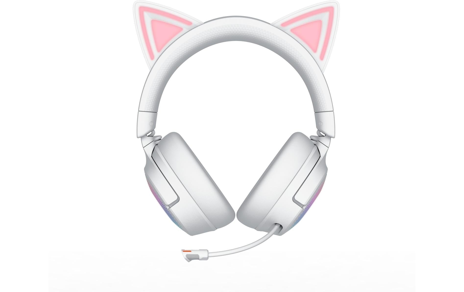 Razer Kraken Kitty V3 Pro – Gaming-Headset – Bluetooth, Surround-Sound, Mikrofon – Weiss – für PC/PS5/PS4