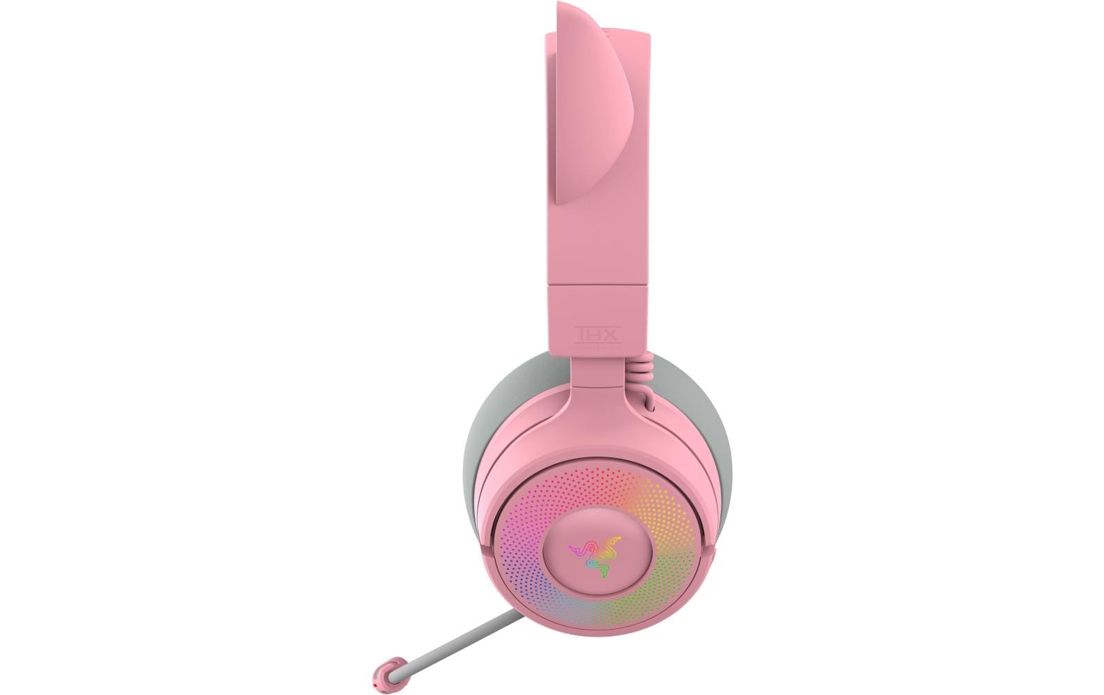 Razer Kraken Kitty V3 Pro – Over-Ear Headset – Bluetooth, Surround Sound, Stummschaltung – Rosa – für PC