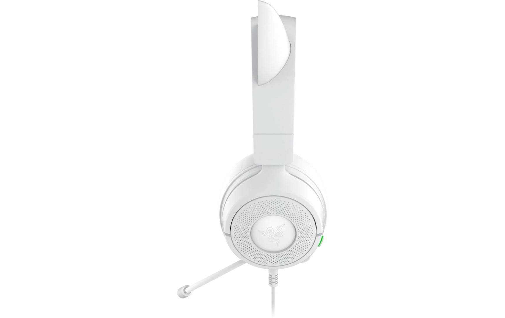 Razer Kraken Kitty V3 X – Duo Over-Ear Headset – 3,5 mm Klinke, Surround-Sound – Weiss – für PS5/PS4/PC