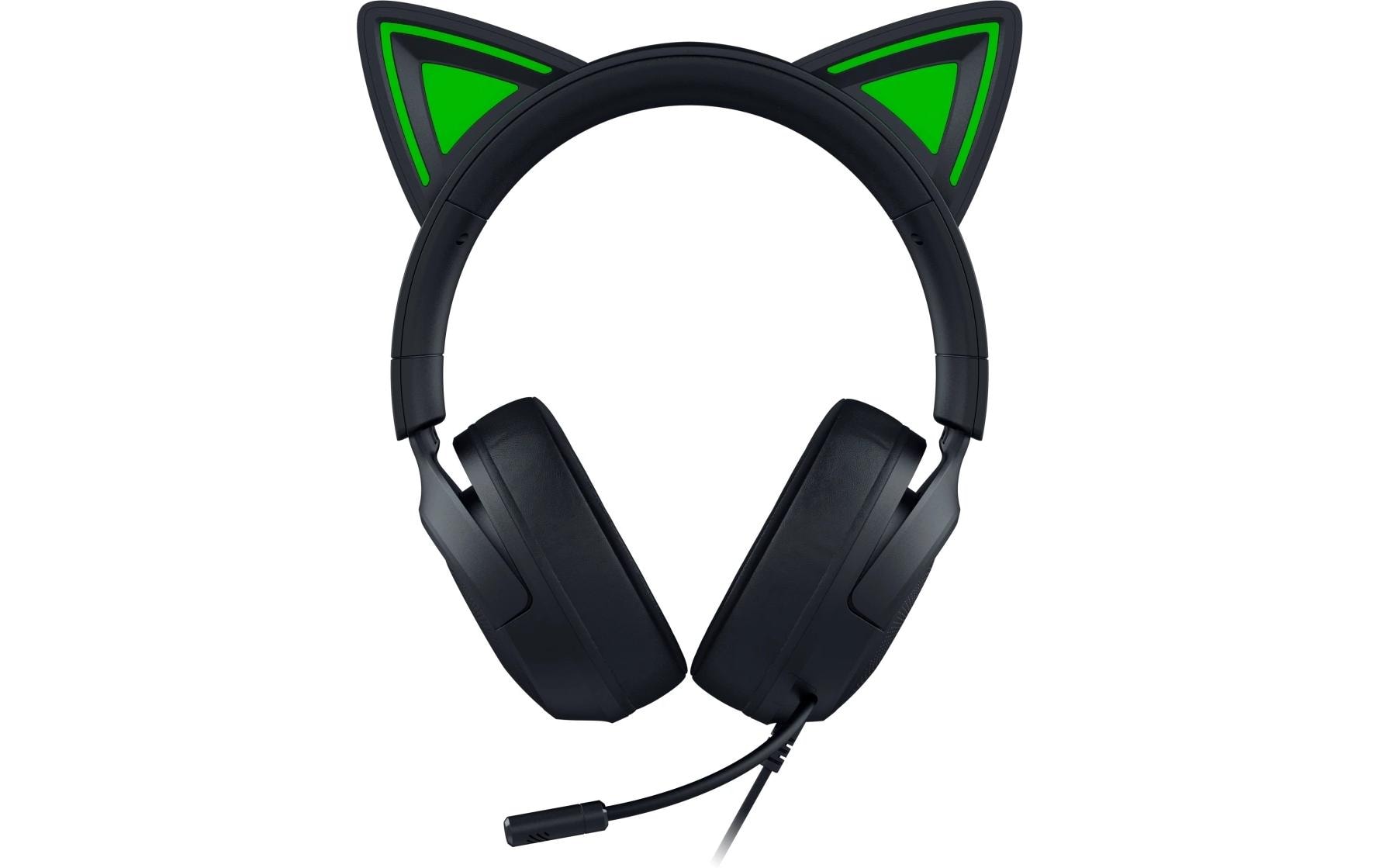 Razer Kraken Kitty V3 X – Over-Ear Gaming-Headset – 3,5 mm Klinke, Surround-Sound, mit Mikrofon – Schwarz