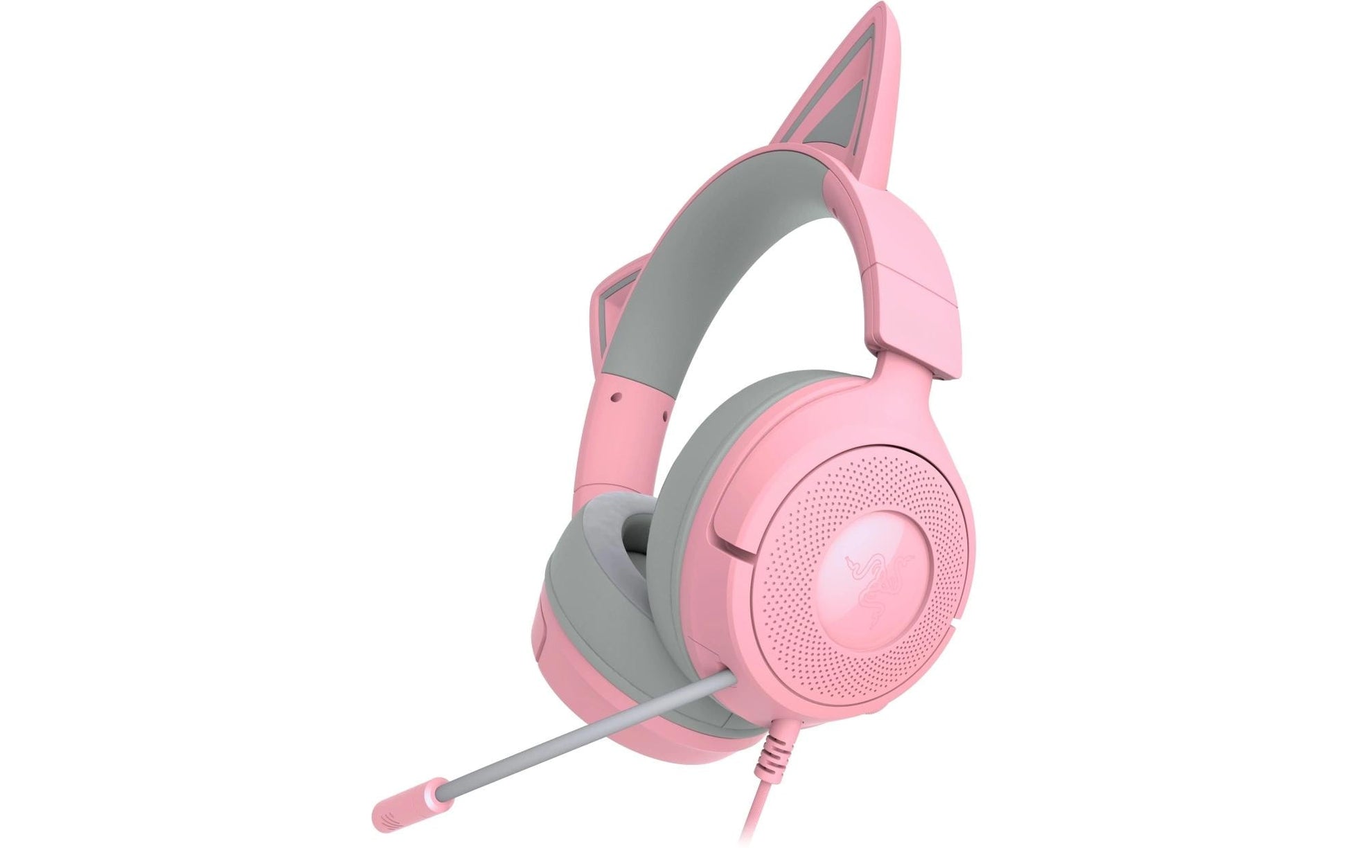 Razer Kraken Kitty V3 X – Duo Headset, Over-Ear – 3,5 mm, Surround-Sound – Rosa – für PC/PS5/PS4