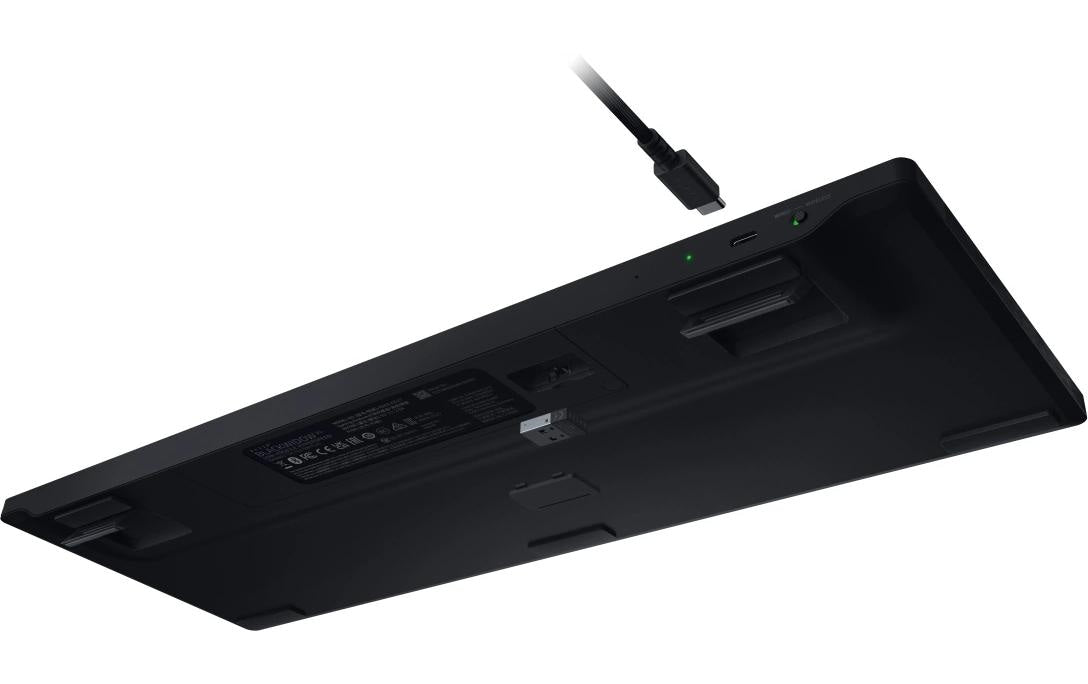 Razer BlackWidow V4 Low-profile HyperSpeed – Tastatur, kabellos (Bluetooth/2,4 GHz), CH-Layout (DE-CH)