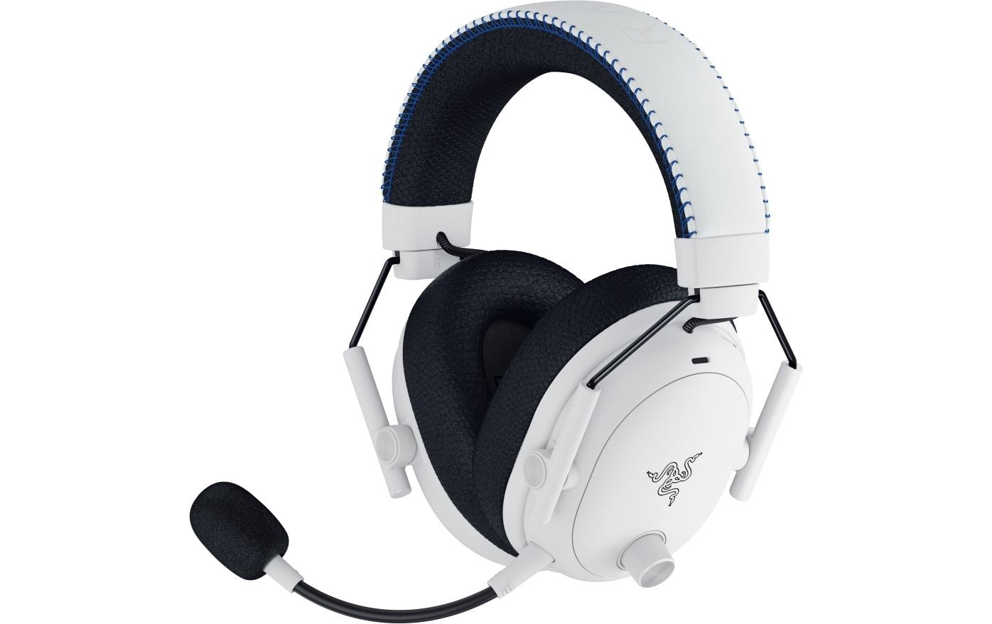 Razer BlackShark V3 Pro – Over-Ear Gaming-Headset – Bluetooth, Surround-Sound – Weiss – für PS5/PC/Mac u. a.