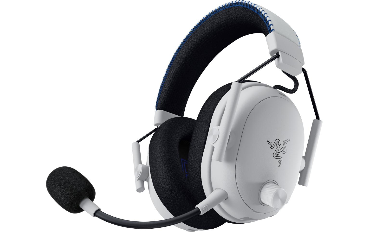 Razer BlackShark V3 Pro – Over-Ear Gaming-Headset – Bluetooth, Surround-Sound – Weiss – für PS5/PC/Mac u. a.