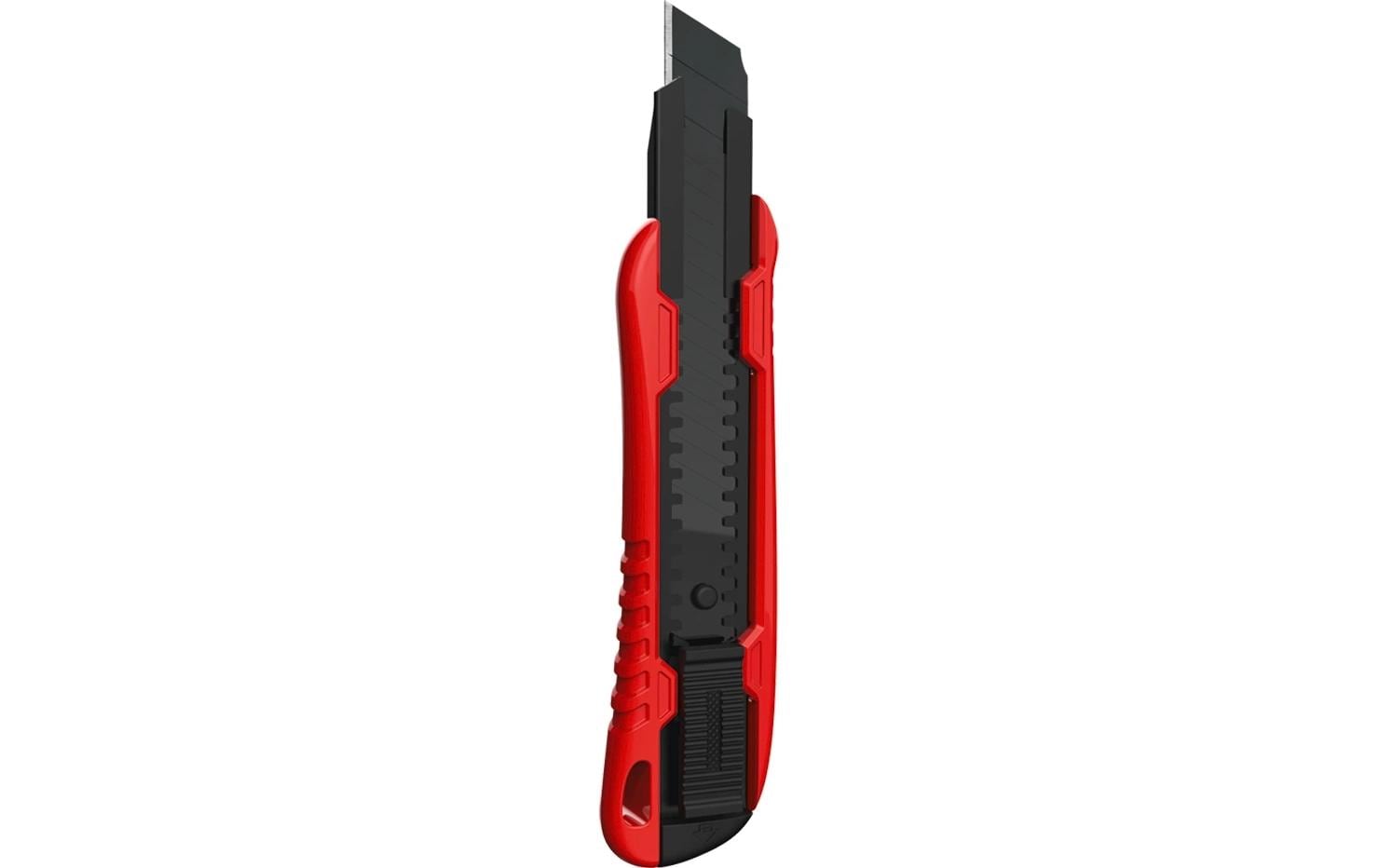 Laserliner CL18 – Abbrechmesser 18 mm, mit Sperre, ABS-Synthetik, Rot