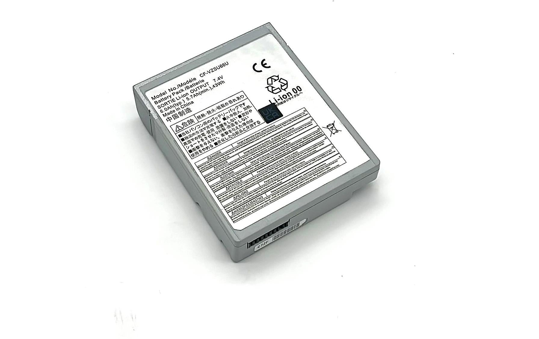 Vistaport Notebook-Akku – für Panasonic Toughbook CF-C1/C1 (MK1–MK2) – 47 Wh, 7,4 V – Grau