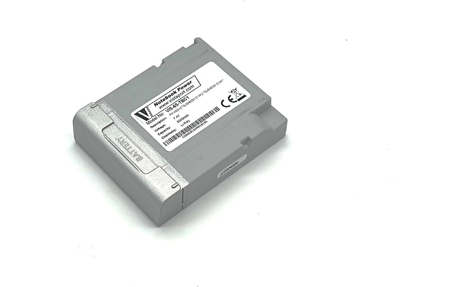 Vistaport Notebook-Akku – für Panasonic Toughbook CF-C1/C1 (MK1–MK2) – 47 Wh, 7,4 V – Grau