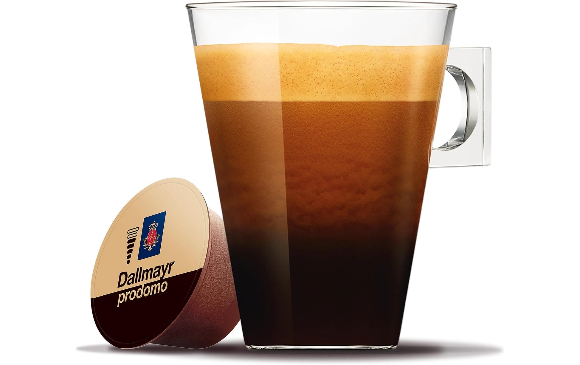 Nescafé Dallmayr Prodomo – Kapseln für Dolce Gusto – Lungo, 16 Kapseln