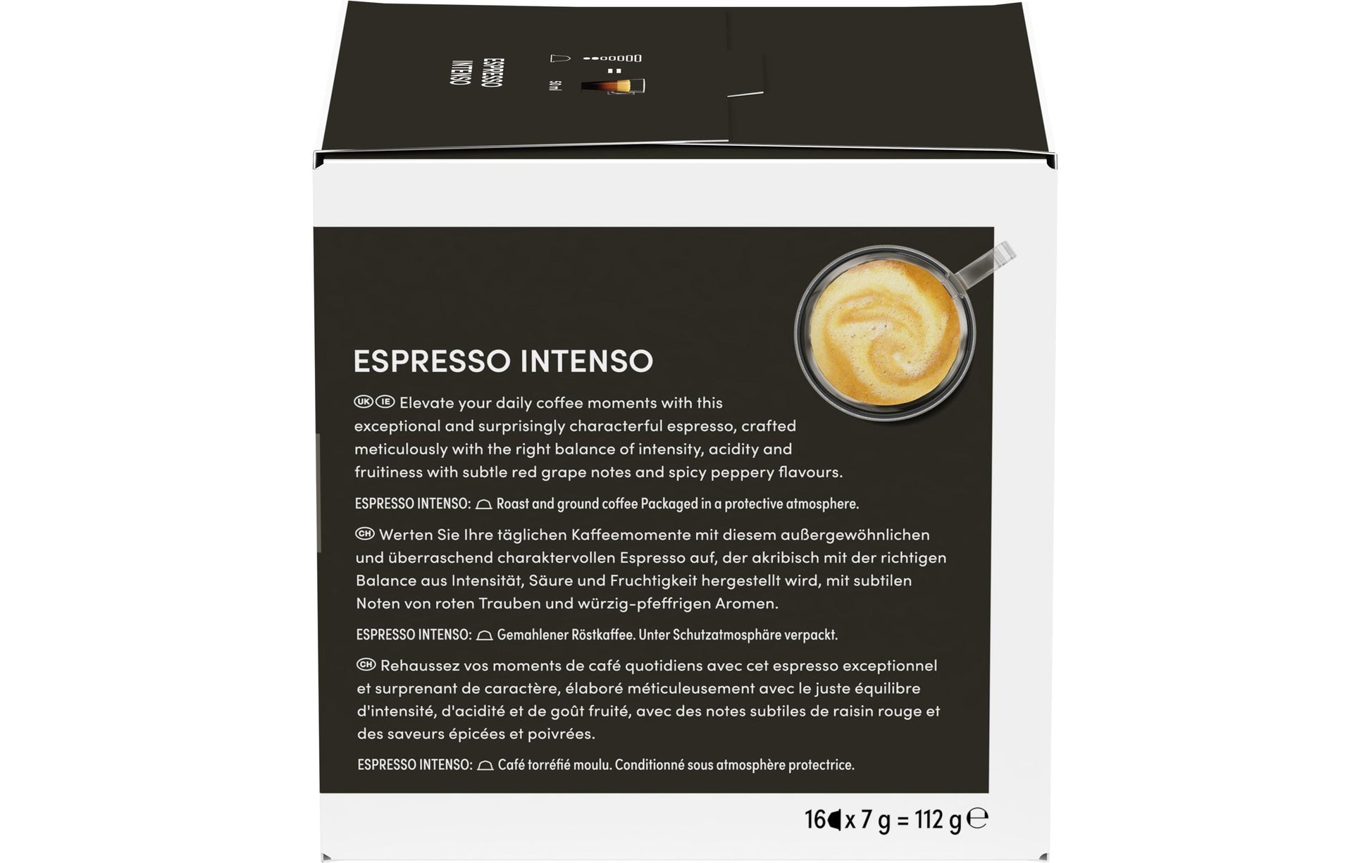 Nescafé Espresso Intenso – Kapseln für Dolce Gusto – mittel, 16 Kapseln