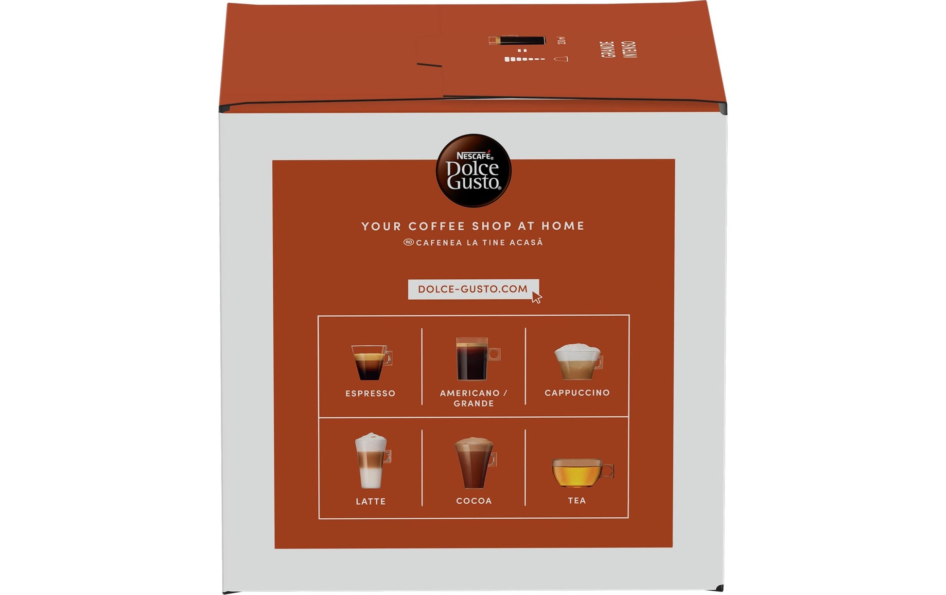 Nescafé Grande Intenso – Kapseln für Dolce Gusto – Espresso, 16 Kapseln