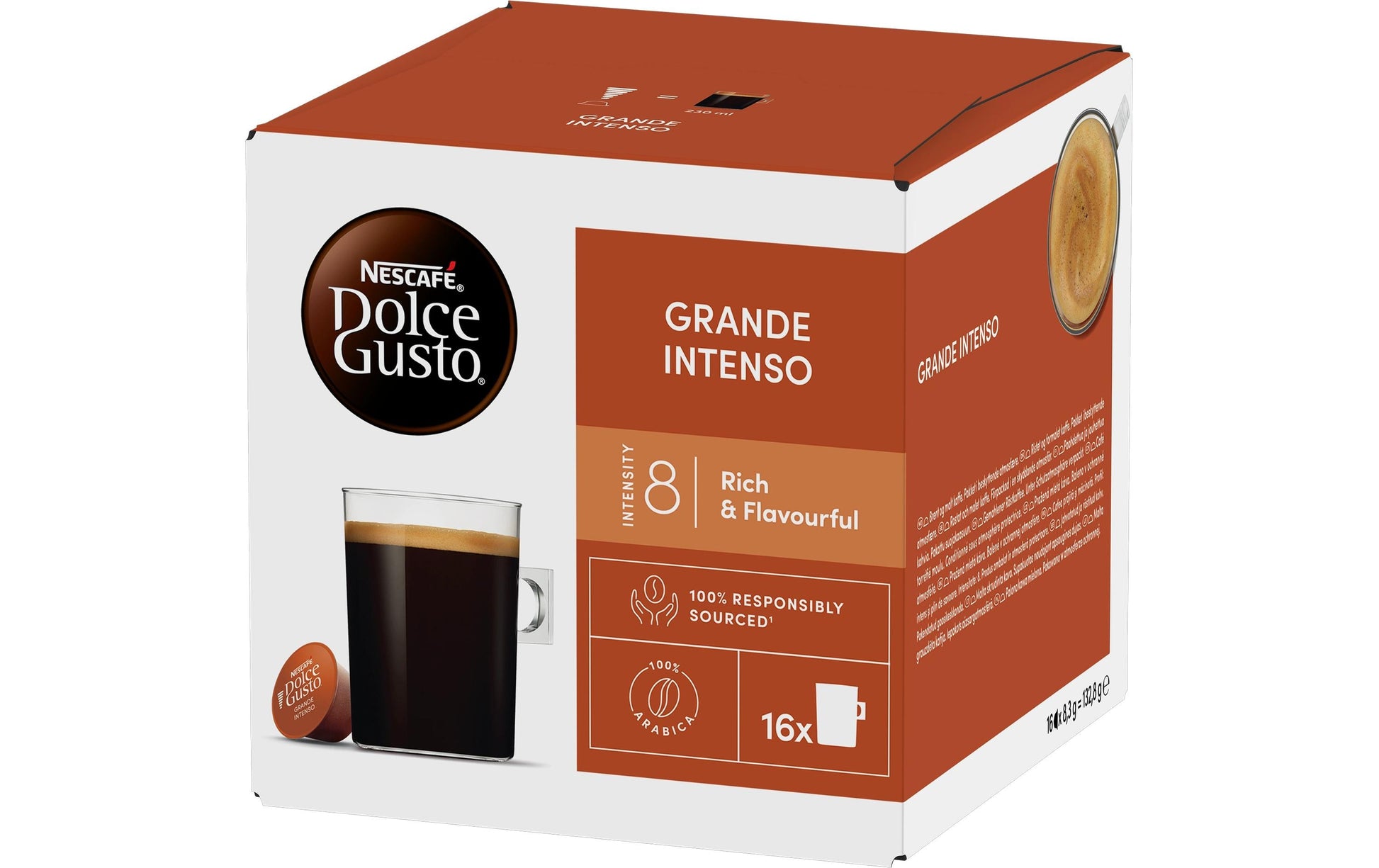 Nescafé Grande Intenso – Kapseln für Dolce Gusto – Espresso, 16 Kapseln