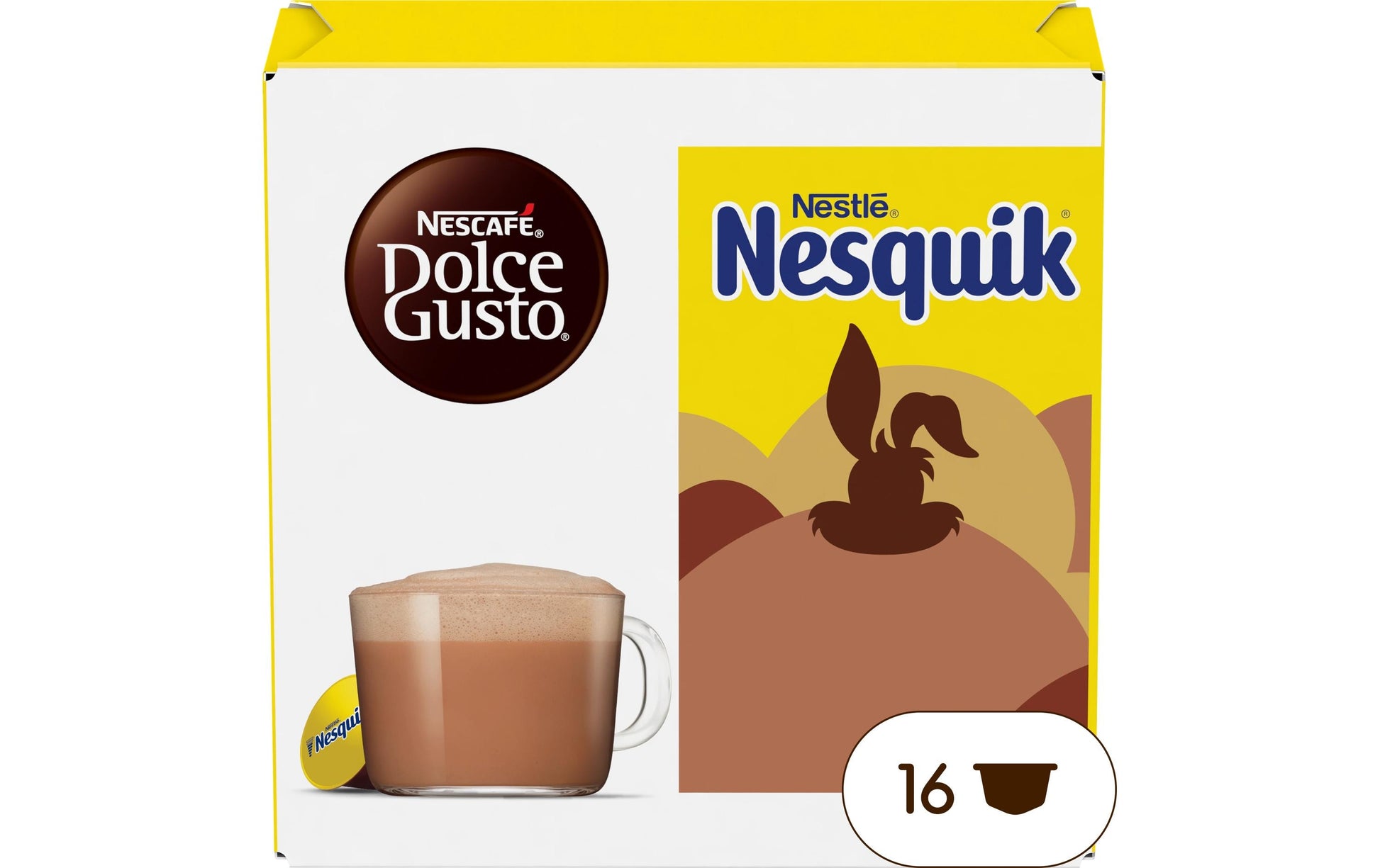 Nescafé Nesquik – Kapseln für Dolce Gusto – Schokolade, 16 Kapseln