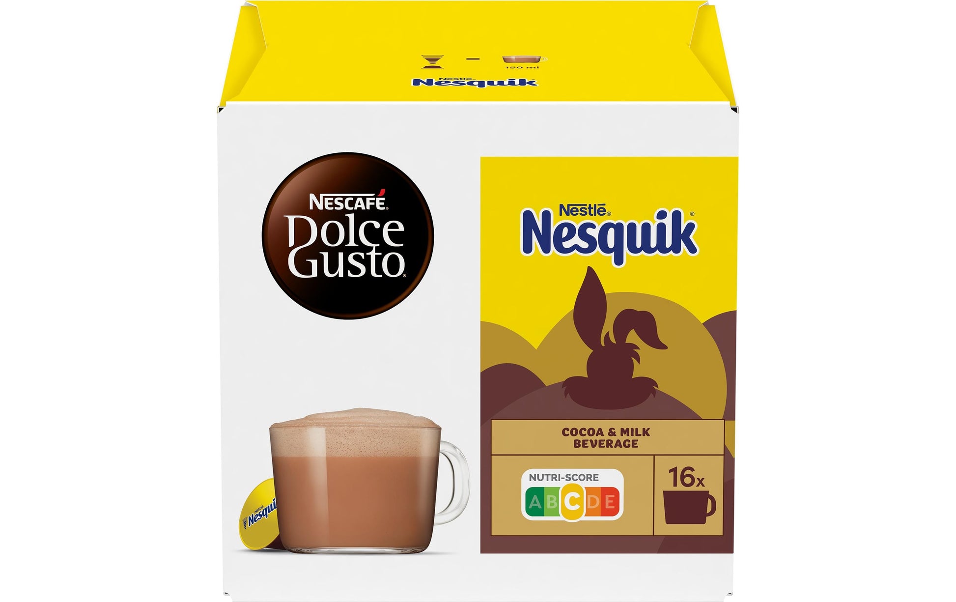 Nescafé Nesquik – Kapseln für Dolce Gusto – Schokolade, 16 Kapseln