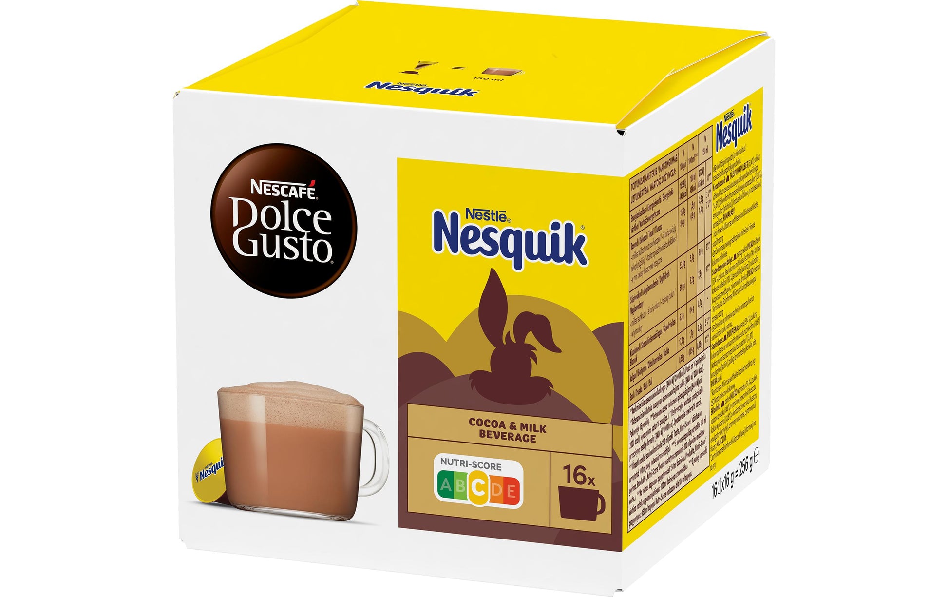 Nescafé Nesquik – Kapseln für Dolce Gusto – Schokolade, 16 Kapseln