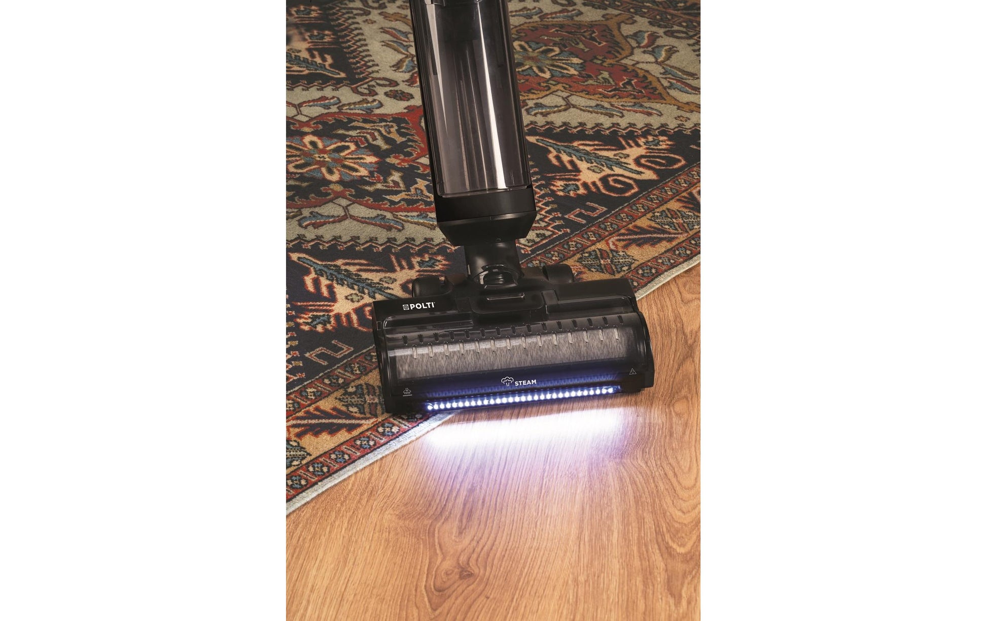 Polti Multiflächenreiniger ROLLYSTEAM WD40C – Akkubetrieb, 22 V, 27 × 24 × 116 cm, 4,2 kg