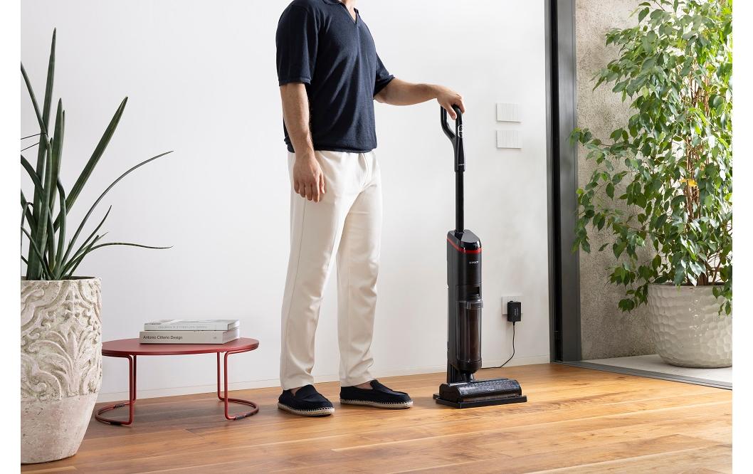 Polti Multiflächenreiniger ROLLYSTEAM WD40C – Akkubetrieb, 22 V, 27 × 24 × 116 cm, 4,2 kg