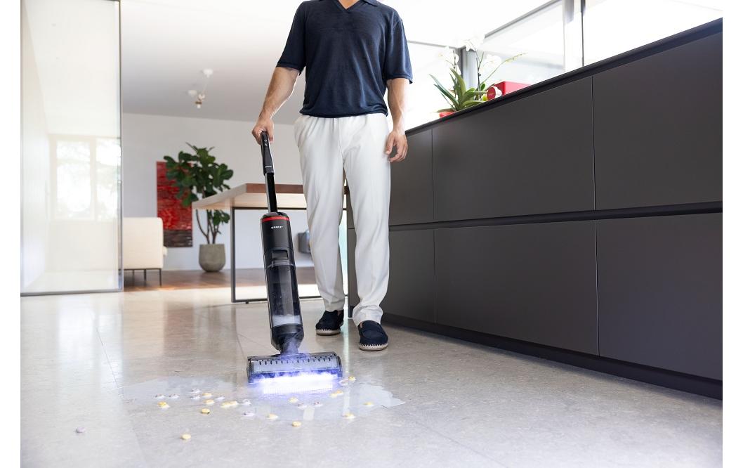 Polti Multiflächenreiniger ROLLYSTEAM WD40C – Akkubetrieb, 22 V, 27 × 24 × 116 cm, 4,2 kg