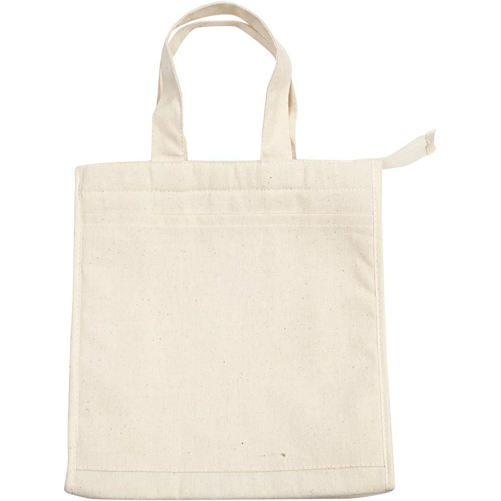 Creativ Company Kühltasche – 240×250×120 mm – beige, Baumwolle, Folie – 1 Stk.