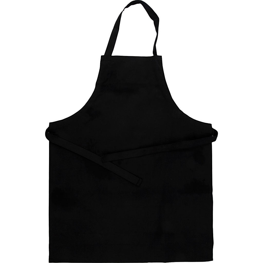 Creativ Company Kinderschürze – Baumwolle, 55×70 cm – Schwarz