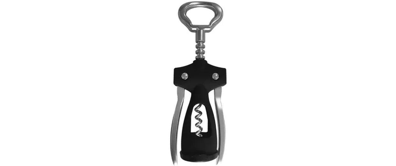 Gault millau Gault&Millau Hebelkorkenzieher Quickpull – 9 cm, Edelstahl, Schwarz