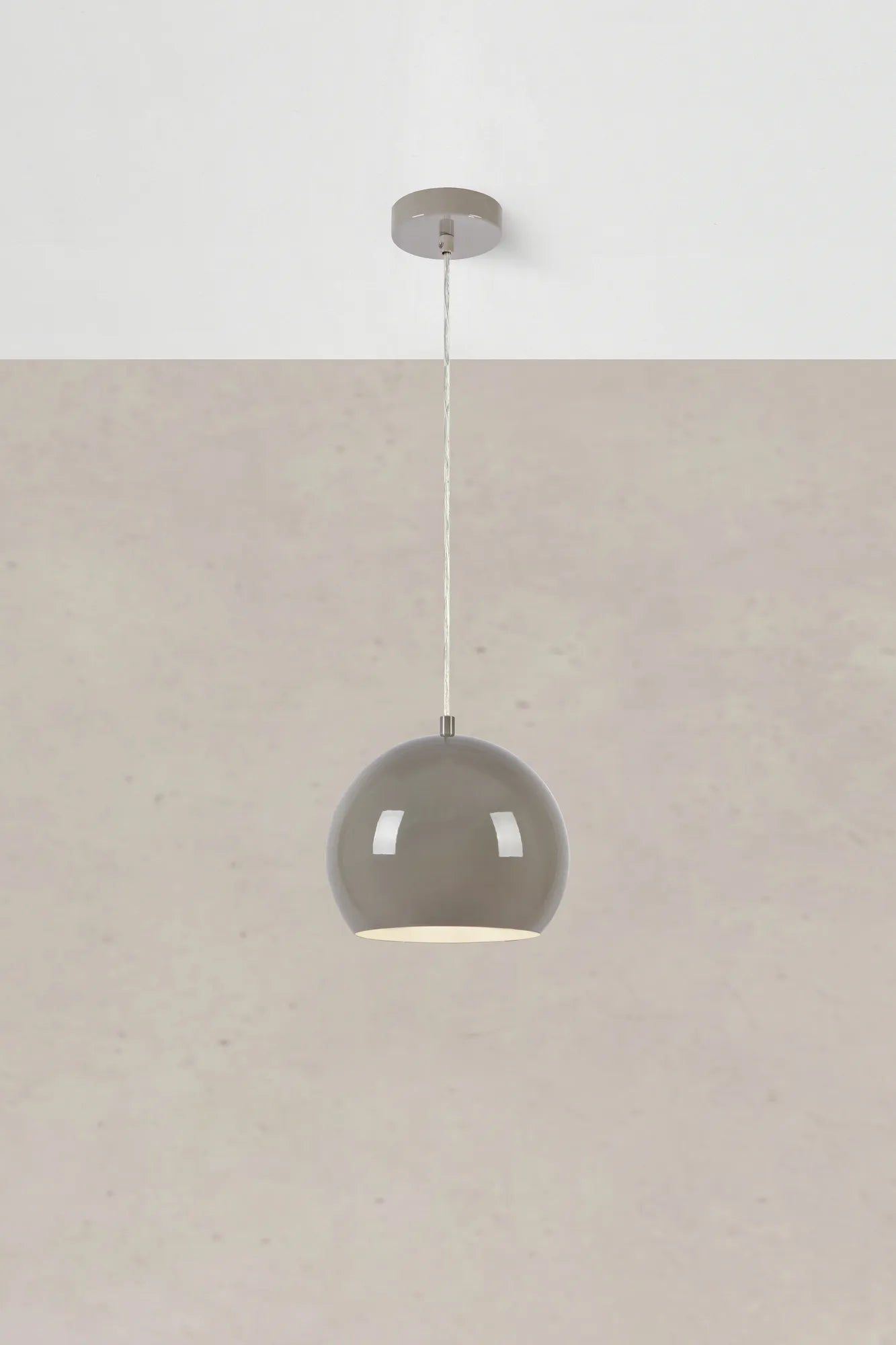 Markslöjd Pendelleuchte Pop – Ø 20 × 17,5 cm, 40 W, exkl. GU10, grau