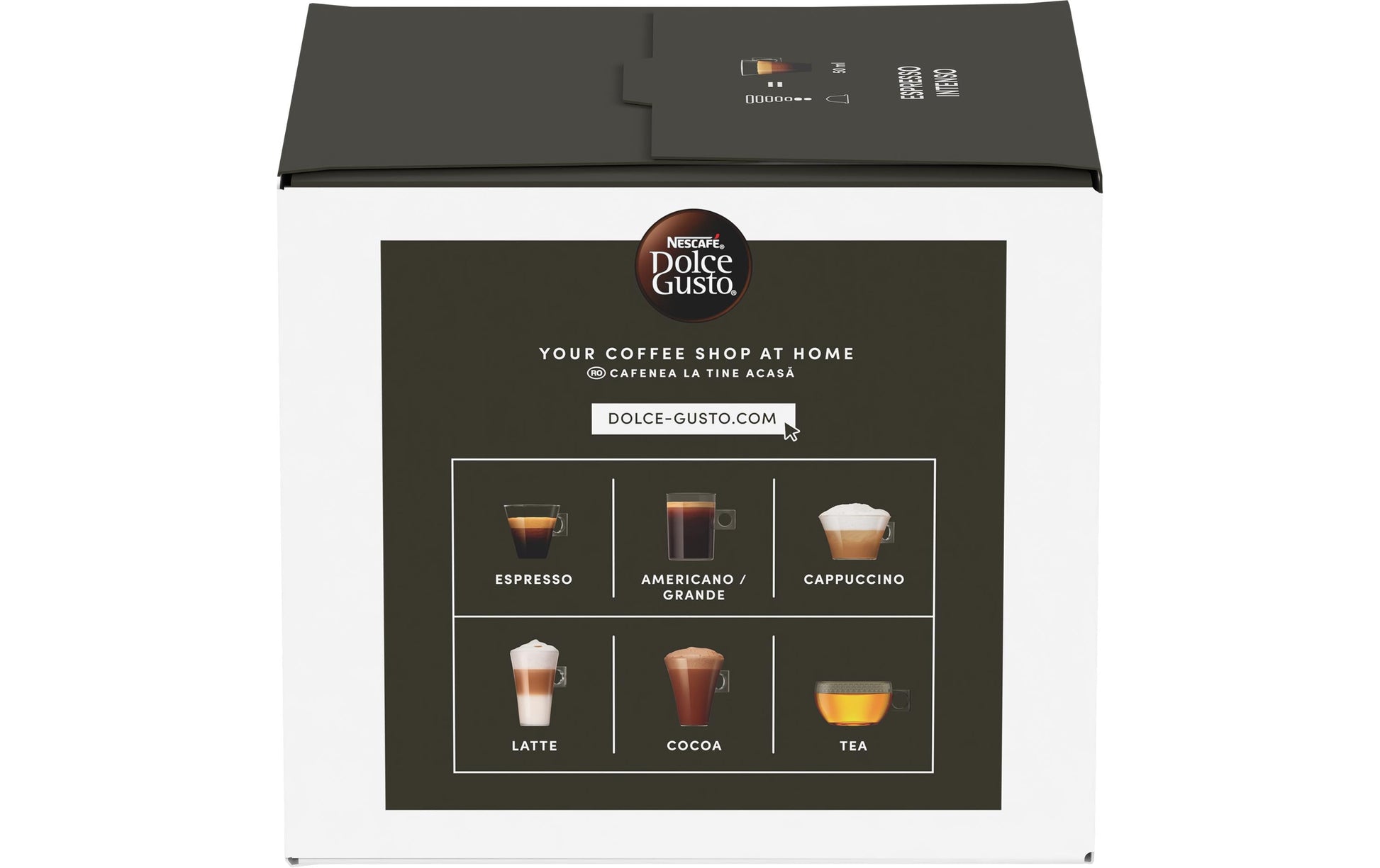 Nescafé Espresso Intenso – Kapseln für Dolce Gusto – Intensität 7, 30 Kapseln