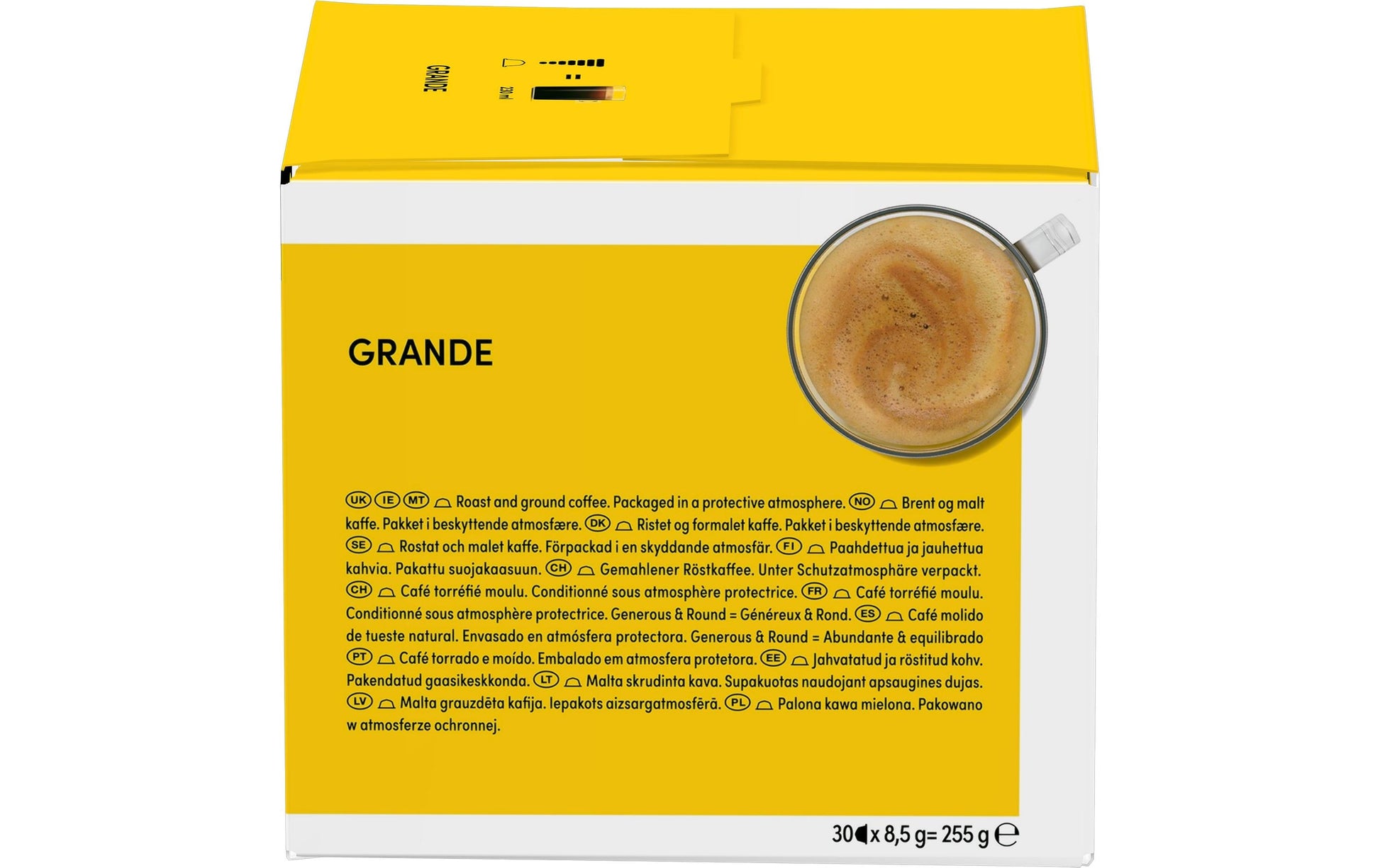 Nescafé Grande – Kapseln für Dolce Gusto – Espresso, Intensität 5