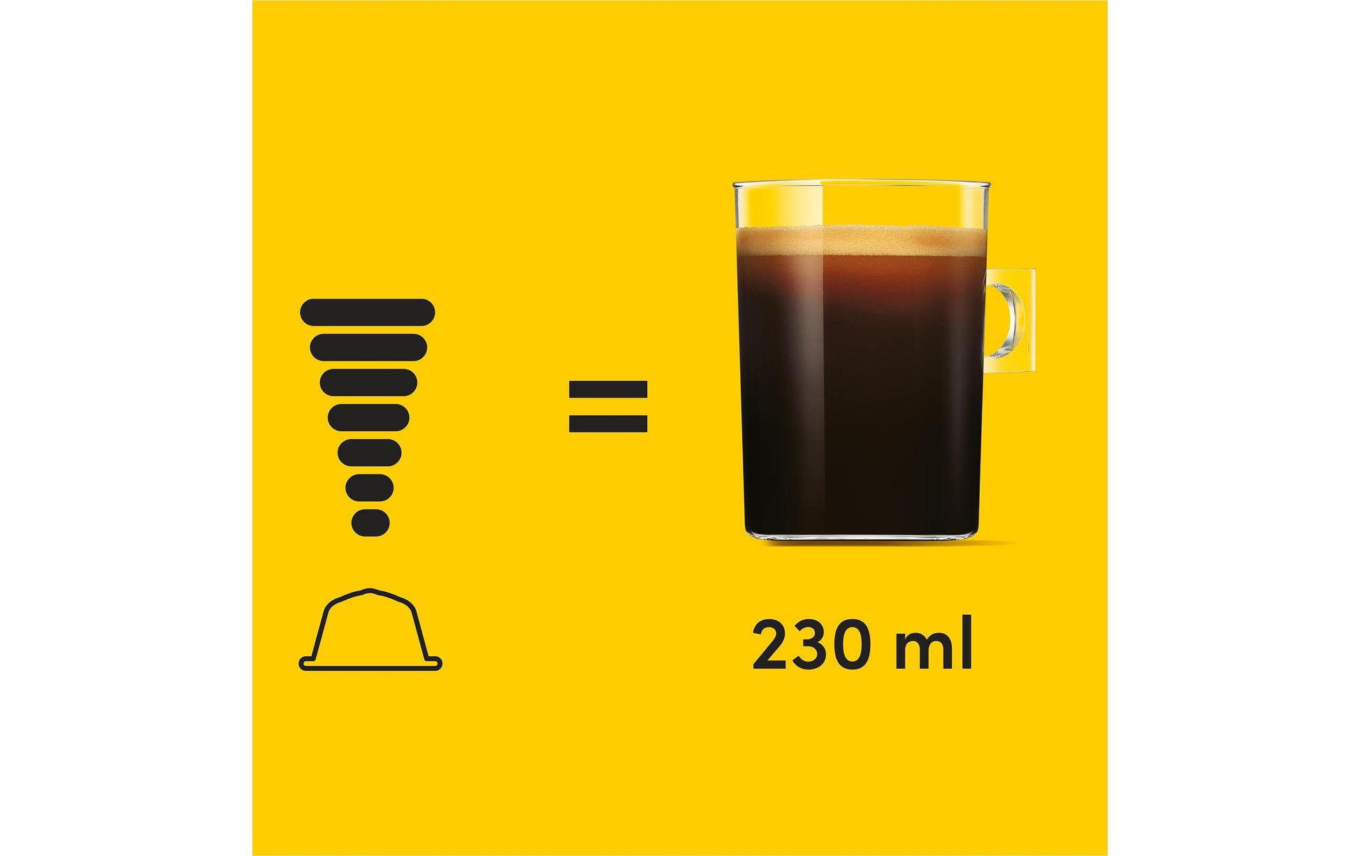 Nescafé Grande – Kapseln für Dolce Gusto – Espresso, Intensität 5