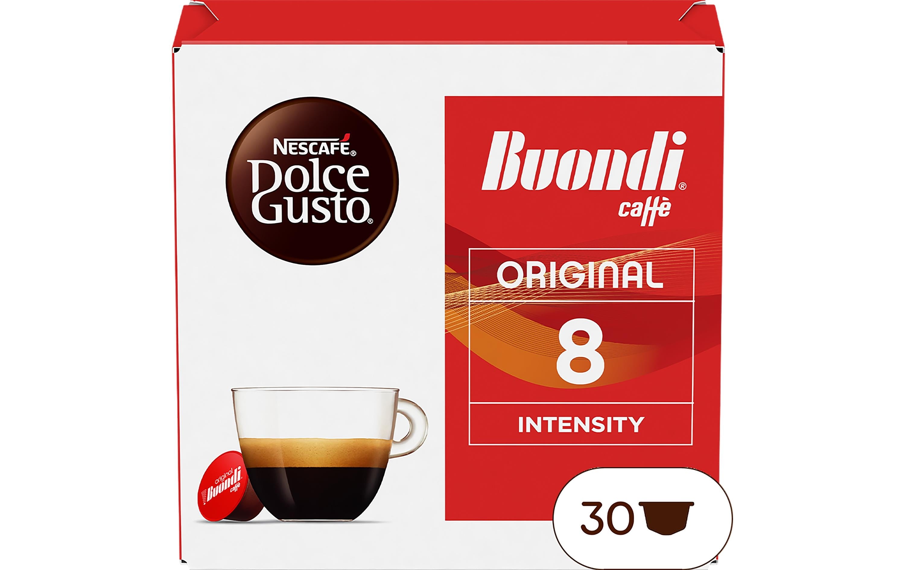 Nescafé Buondi – Kapseln für Dolce Gusto – Espresso, 30 Kapseln