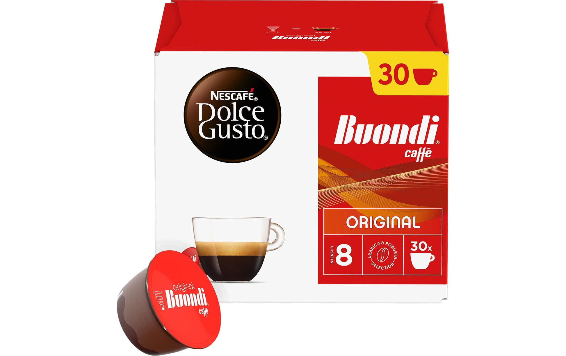 Nescafé Buondi – Kapseln für Dolce Gusto – Espresso, 30 Kapseln