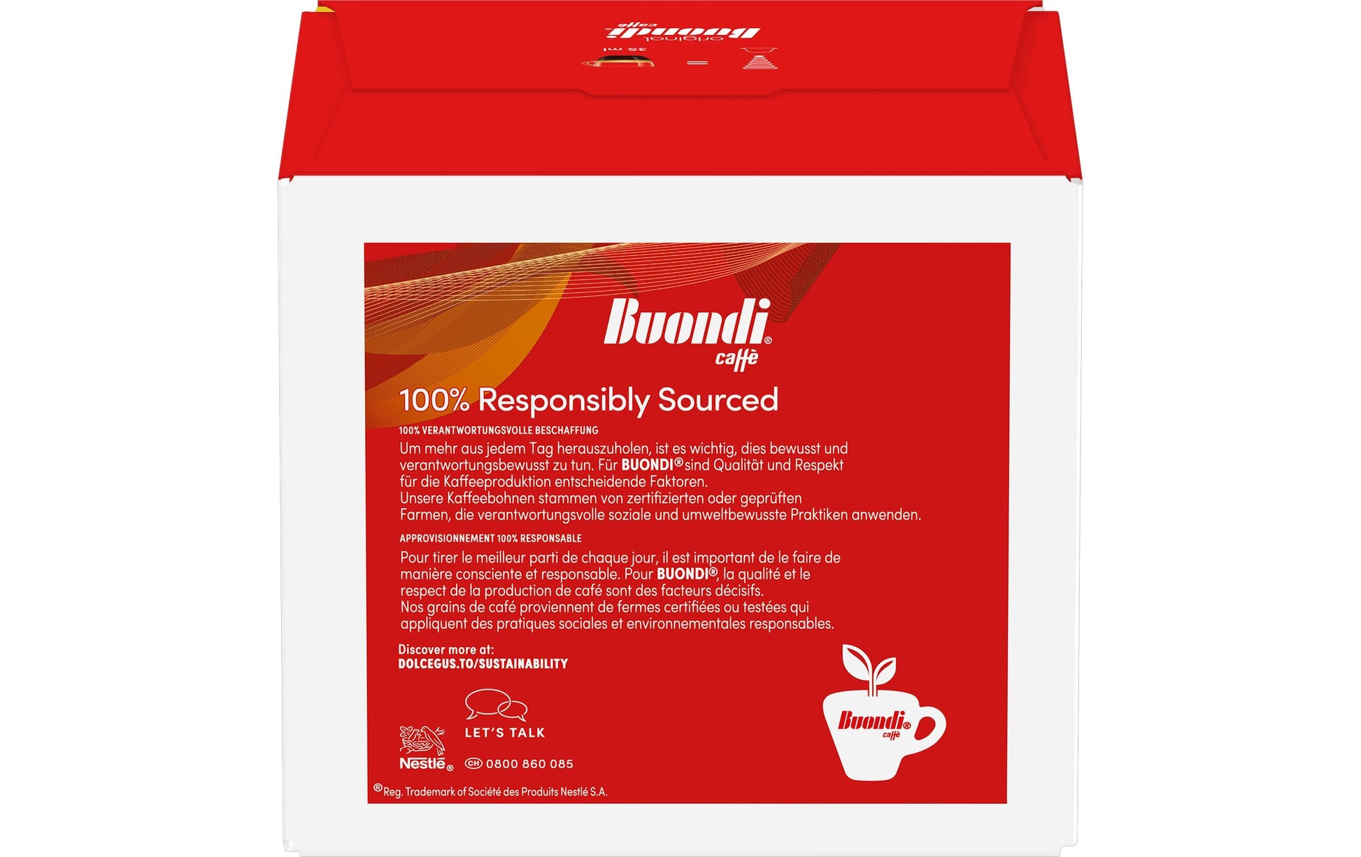 Nescafé Buondi – Kapseln für Dolce Gusto – Espresso, 30 Kapseln