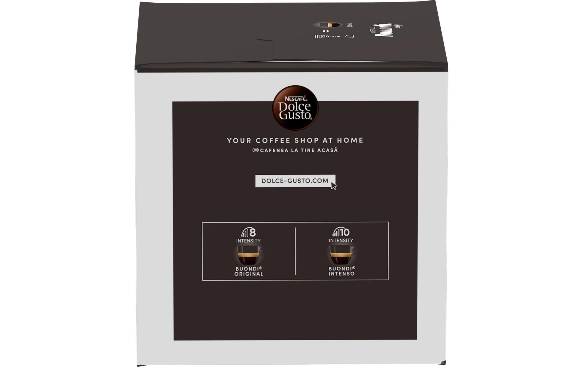 Nescafé Buondi Intenso – Kapseln für Dolce Gusto – Café Crème, Intensität 10, 16 Kapseln
