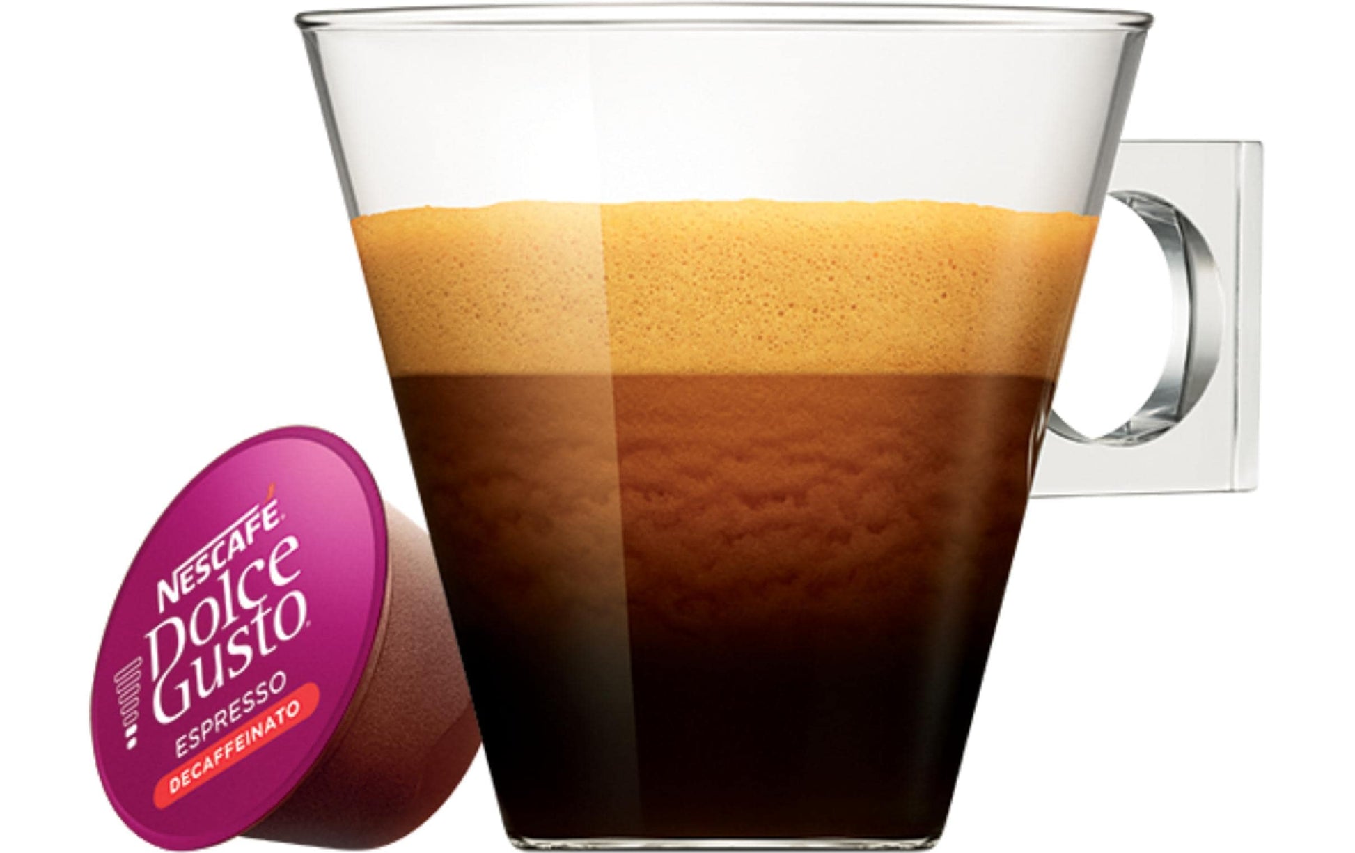 Nescafé Kapseln für Dolce Gusto – Espresso, entkoffeiniert, Intensität 5, 16 Kapseln