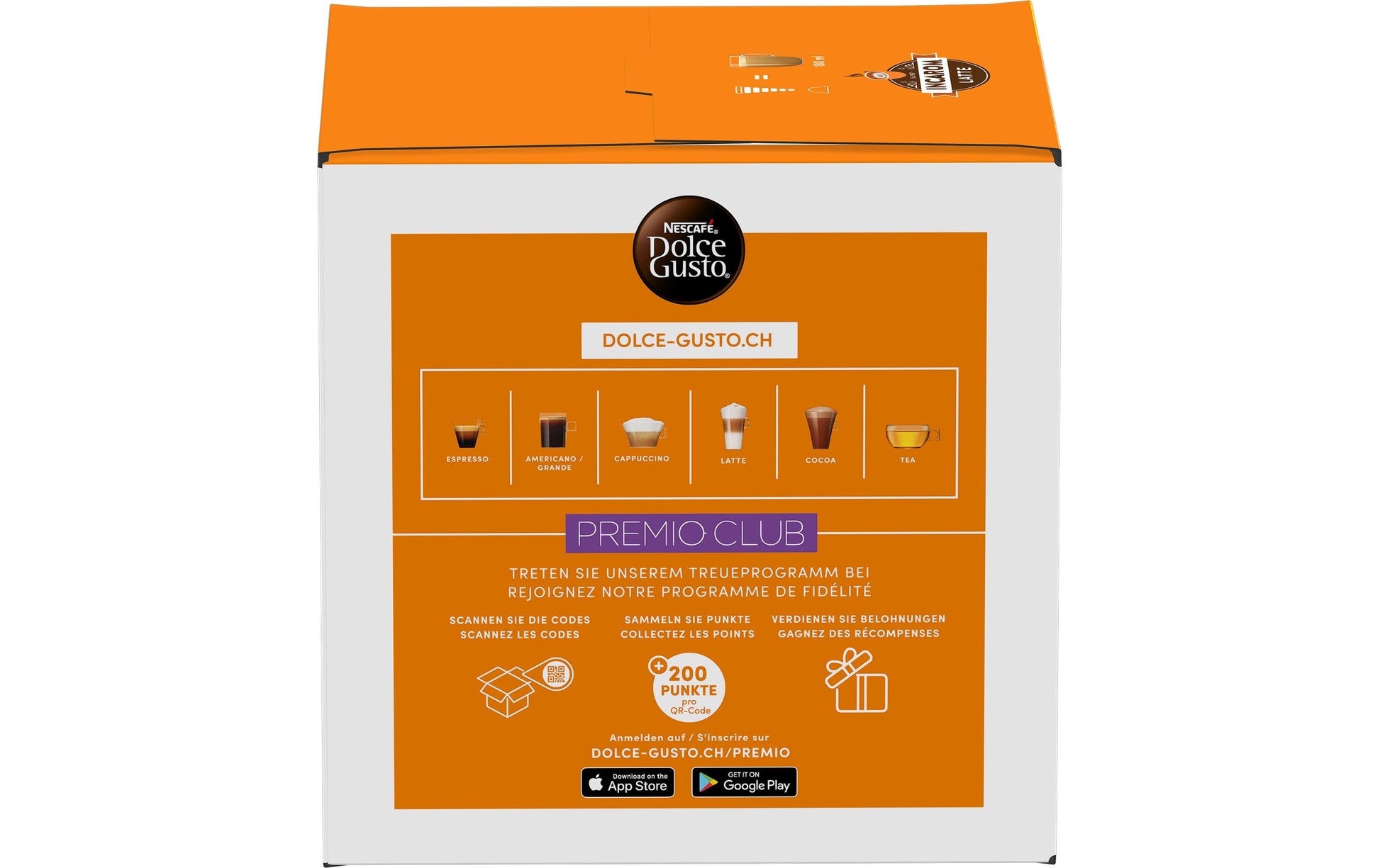 Nescafé Incarom Latte – Kapseln für Dolce Gusto – Milchkaffee, 30 Kapseln