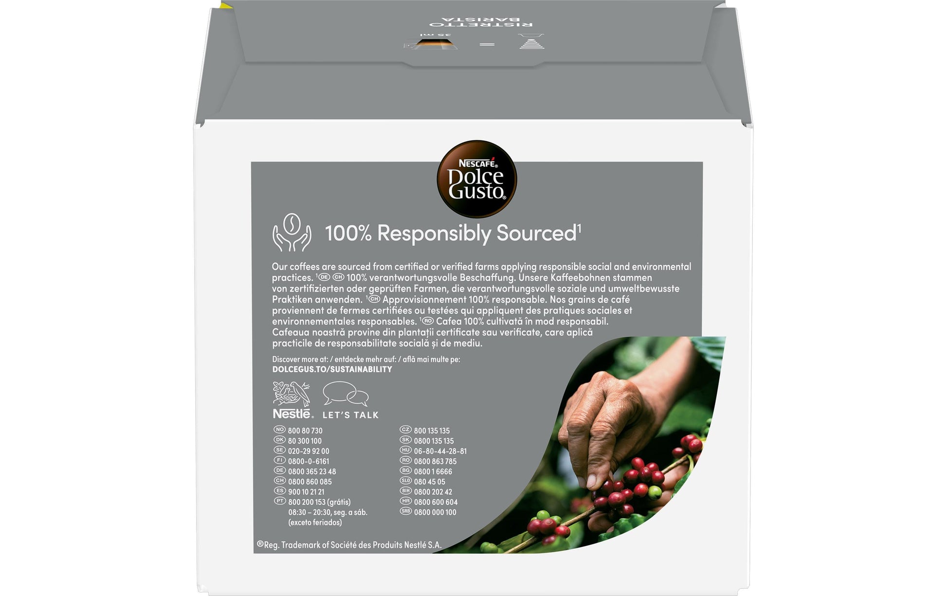 Nescafé Ristretto Barista – Kapseln für Dolce Gusto – Espresso, 30 Kapseln