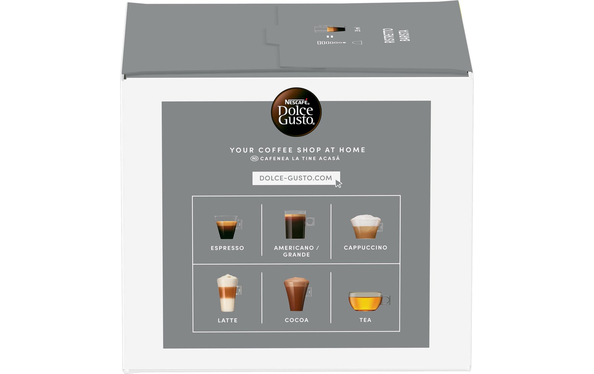 Nescafé Ristretto Barista – Kapseln für Dolce Gusto – Espresso, 30 Kapseln
